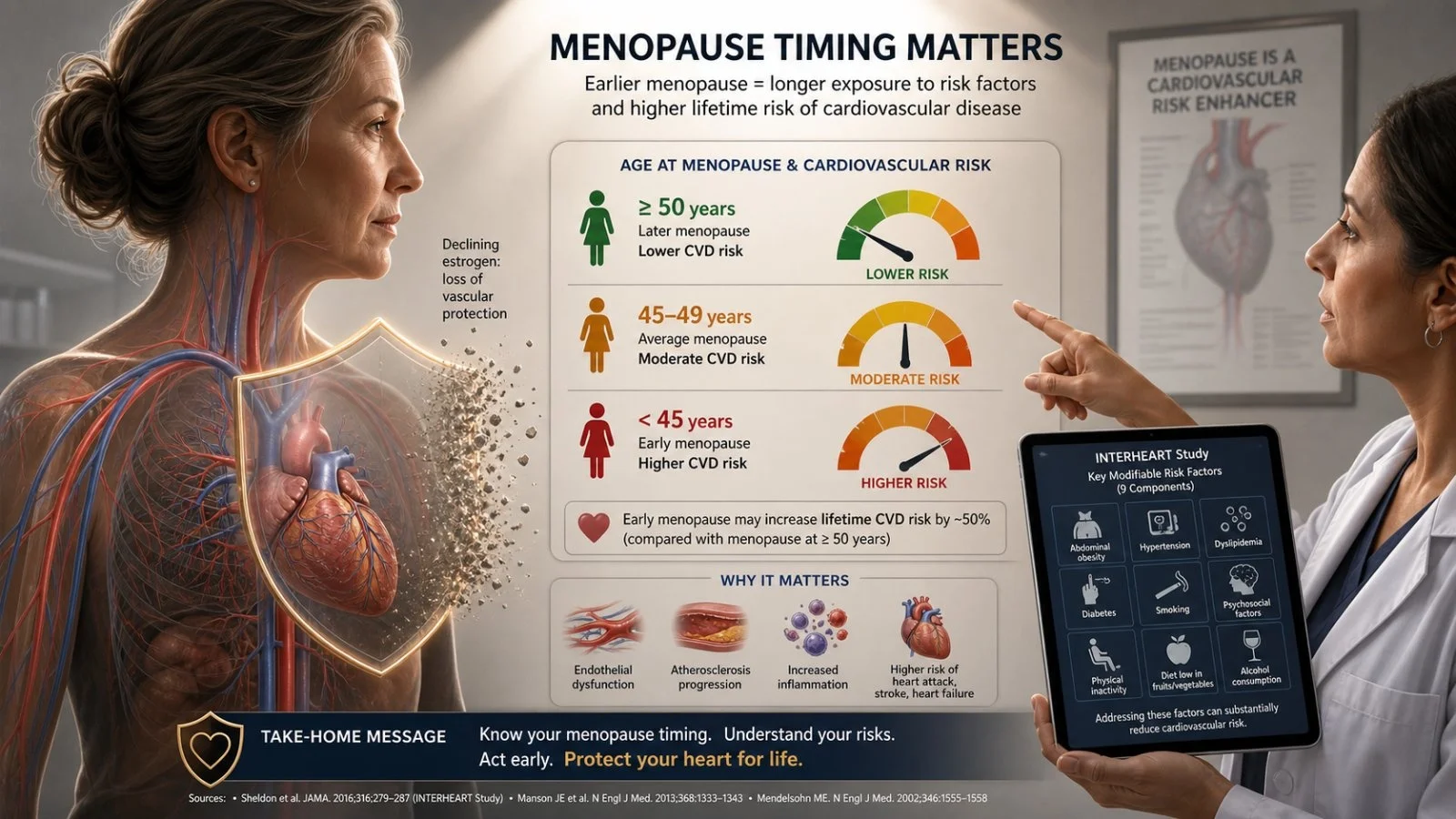 Premature Menopause and Cardiovascular Dangers Unveiled