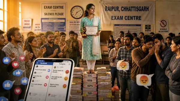 Debate Ignites as Raipur Woman Clears 19 Central Government Exams, Raising Questions