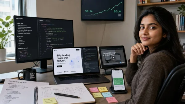 How Ritu Maurya Leveraged AI and Direct Outreach to Skyrocket Her Salary from 10 LPA to 80 LPA