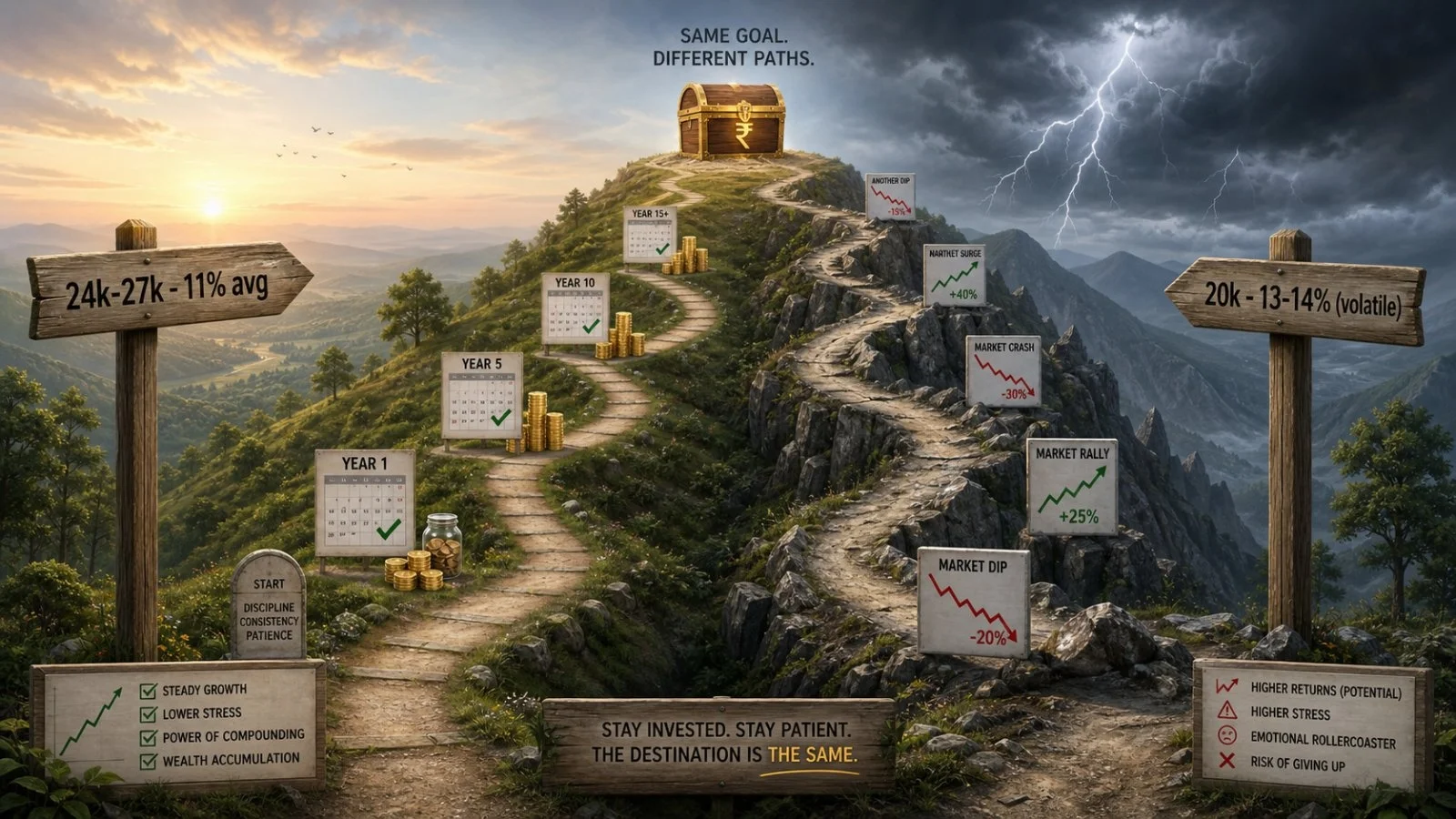 SIP Strategies: Balancing Investment and Risk for Financial Goals