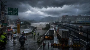 Twin Storms Disrupt Japan and Taiwan Transport