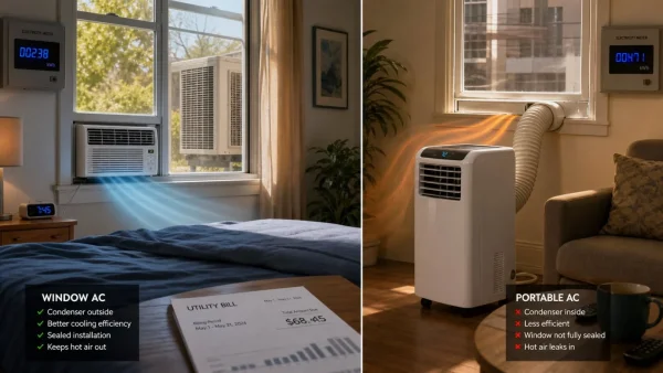 Choosing Between Window and Portable ACs: Efficiency, Costs, and Flexibility Explained