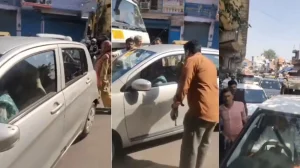 Delhi Driver's Wrong-Lane Standstill Sparks Debate