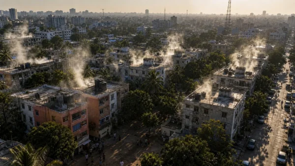 How China’s Rooftop ‘Rain’ Cooling System Could Tackle Global Heatwaves
