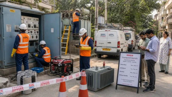 Scheduled Power Cuts in Delhi on July 4: BRPL and BYPL Maintenance Updates