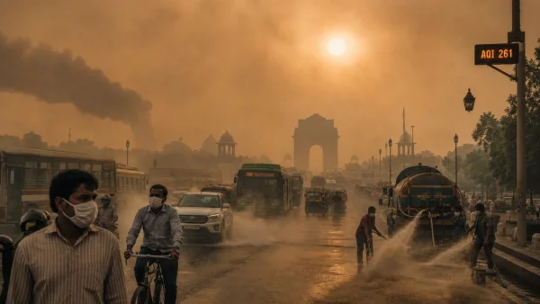 Delhi Faces Poor Air Quality as Dust Storms and Heat Intensify Discomfort