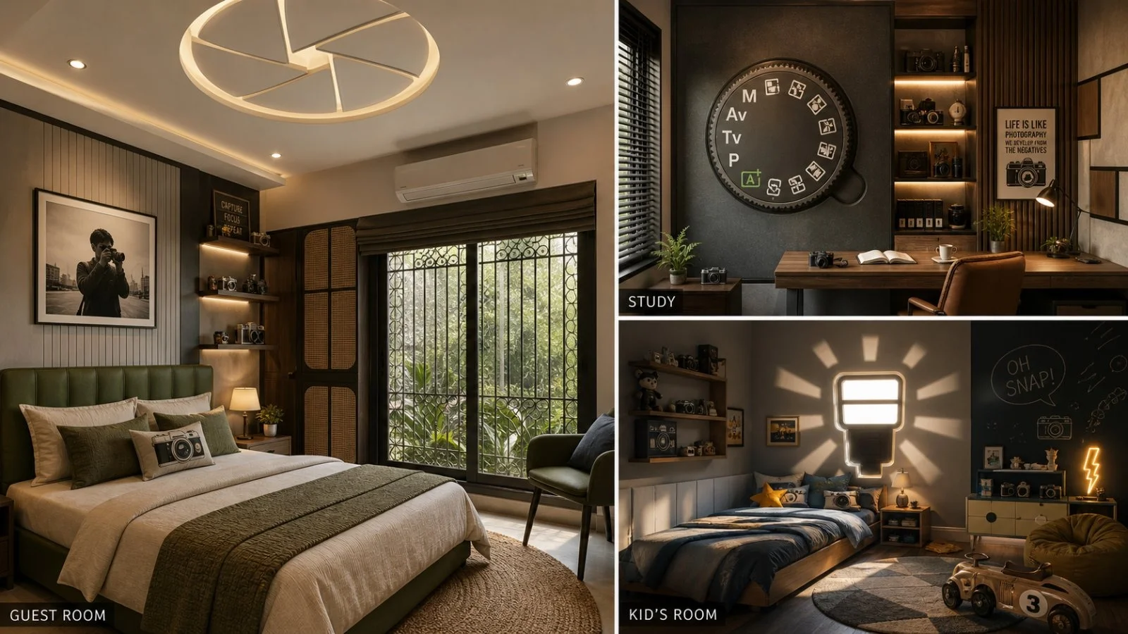 Explore 'Click': A Camera-Themed Residence Inspired by a 30-Year Passion