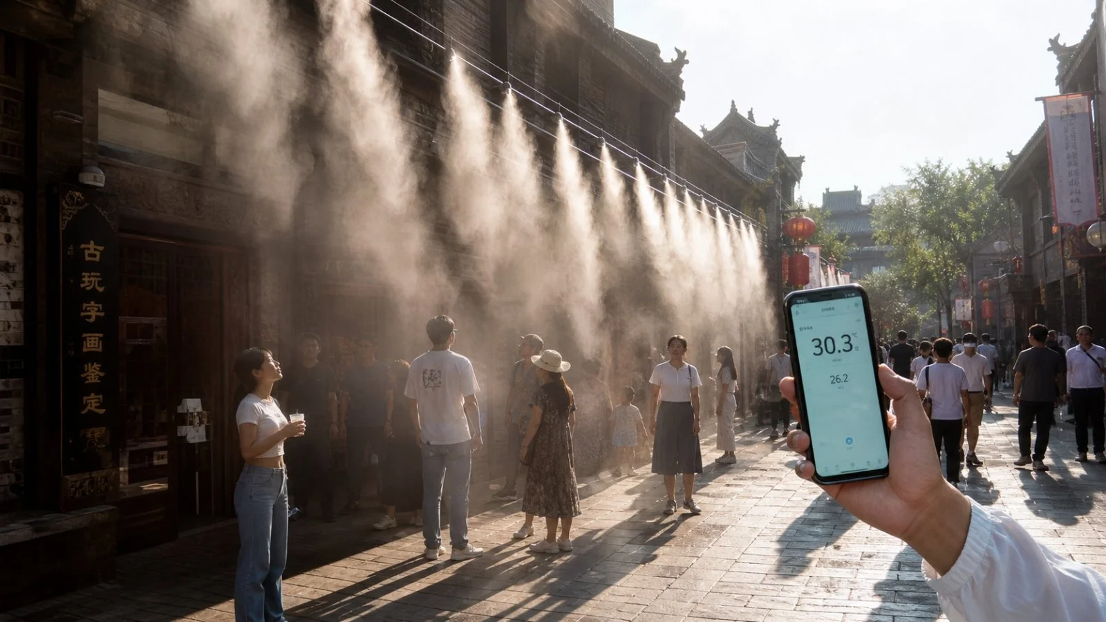Exploring China's Rooftop 'Rain': A Solution for Urban Heat?