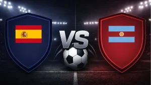 Full Time: Spain 1-0 Argentina