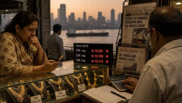 Gold Prices Drop Amid Geopolitical Tensions and Rising Oil Costs in Major Indian Cities