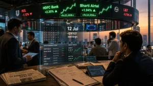 HDFC Bank, Airtel Boost Market Ahead of Q1 Earnings