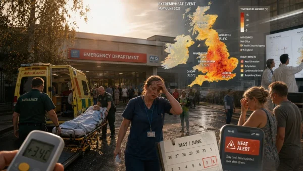 Climate Change Linked to Over 40% of Heatwave Deaths in England and Wales