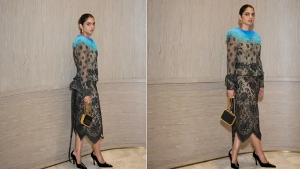 Isha Ambani&rsquo;s Bold Blue Neckline in Schiaparelli Couture Captivates Fashion World