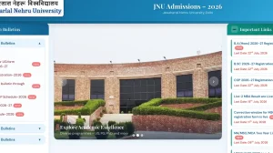 JNU UG, COP Admissions 2026: Apply Now Online