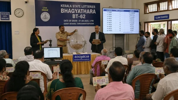Kerala Lottery Bhagyathara BT-62: 1 Crore Jackpot and Extensive Payouts on July 13, 2026