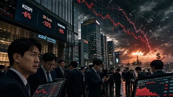 Kospi Plummets 6% Amid AI Chip Selloff and Rising Oil Prices, Testing Market Resilience