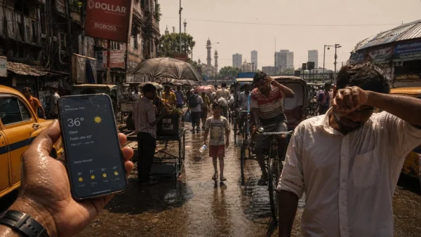 India Faces Intense Humidity as Monsoon Breaks, Heat Index Nears 50C in Several Cities