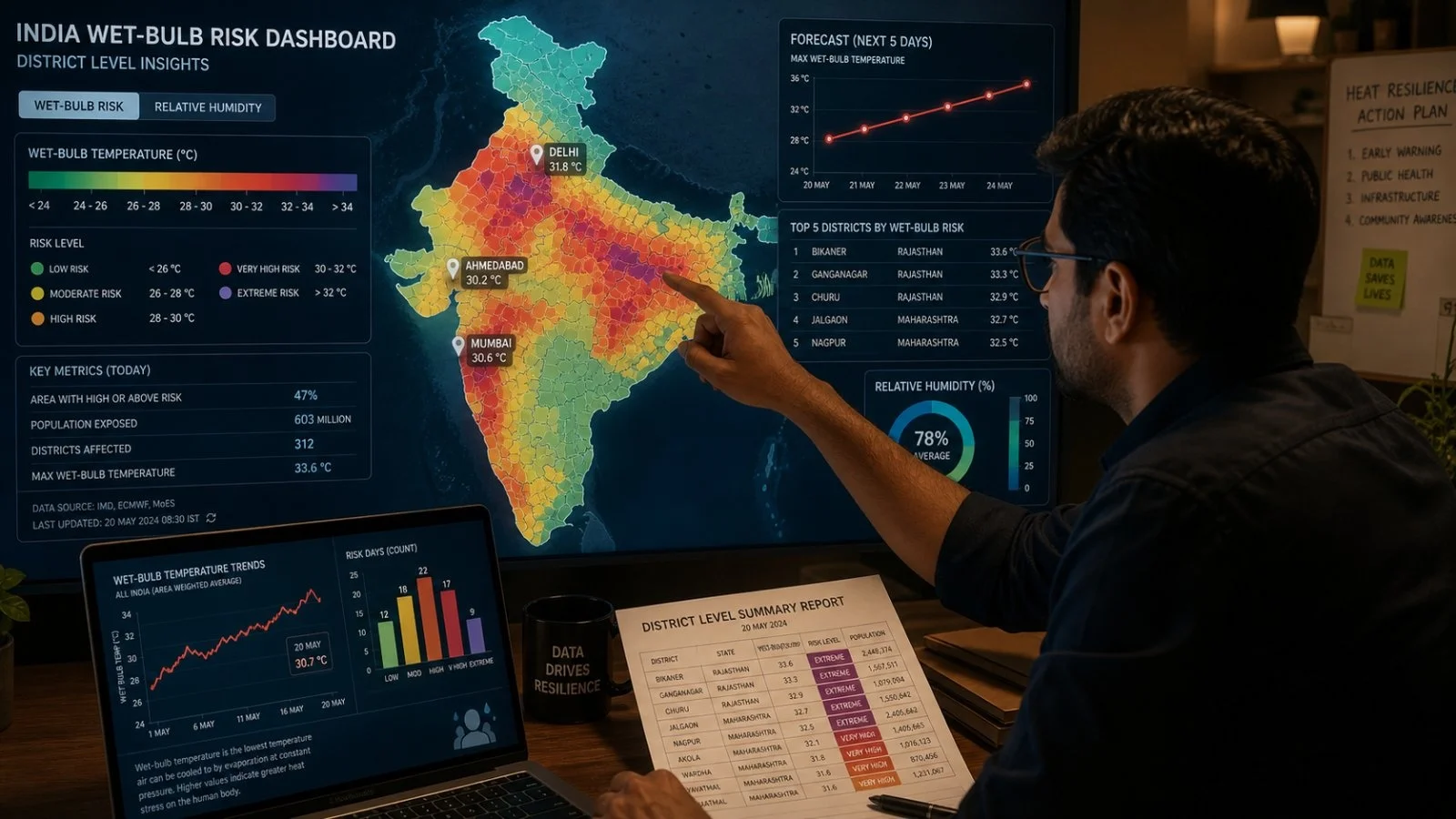 Monsoon Brings Heat Stress: India's Urban Challenge