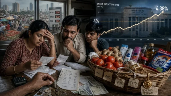 India’s Inflation Hits 4.38% in June 2026, Pressures RBI on Interest Rates