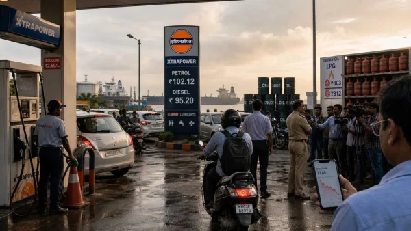 Indian Fuel Prices Hold Steady Despite Falling Global Crude Oil Costs
