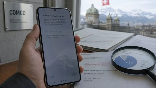 Swiss Regulator Investigates Google’s Android Default Search Feature
