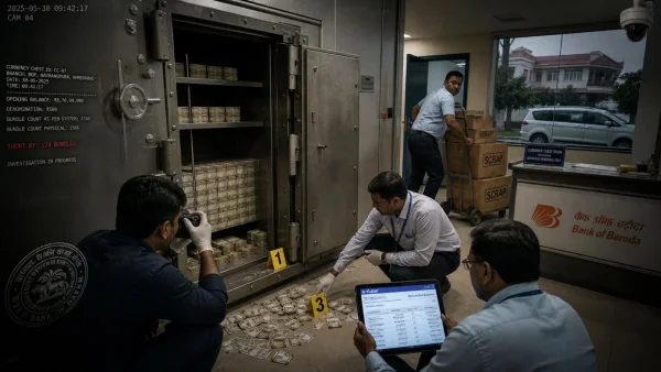 ₹8.70 Crore Missing From an RBI-Linked Currency Chest in Ahmedabad: A Bank Vault, a “Scrap” Story and Some Very Serious Questions
