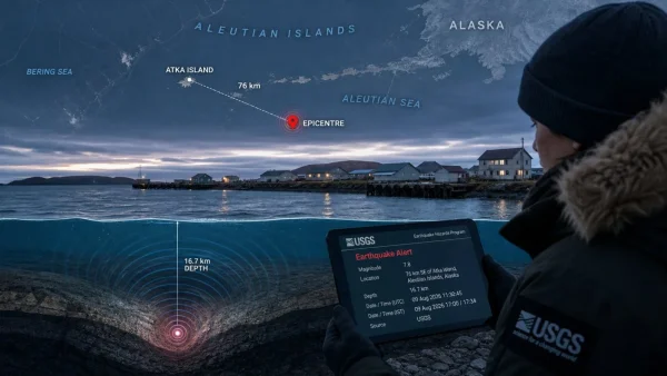 Magnitude 5.0 Earthquake Hits Alaska: USGS Confirms Epicentre Near Atka