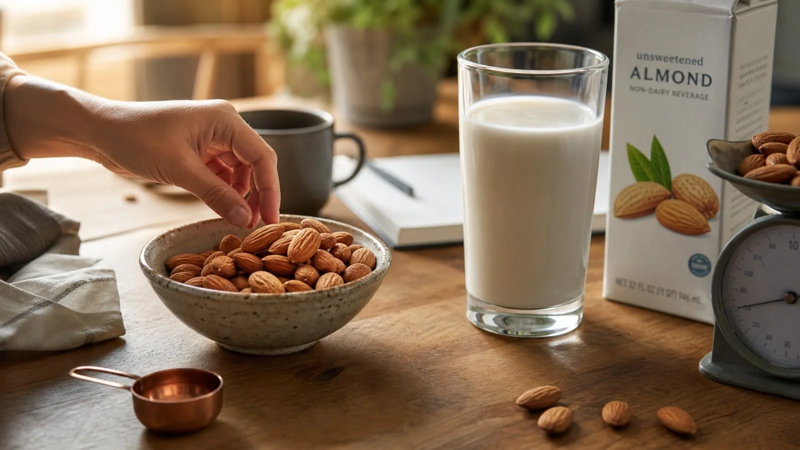 Almond Milk vs. Whole Almonds: Which Offers Better Nutrition?