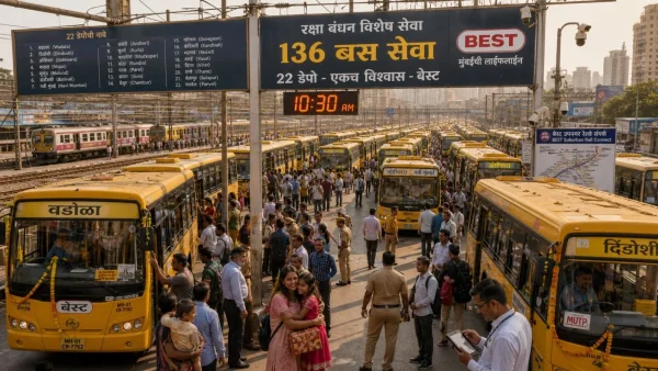 BEST Boosts Bus Services for Raksha Bandhan