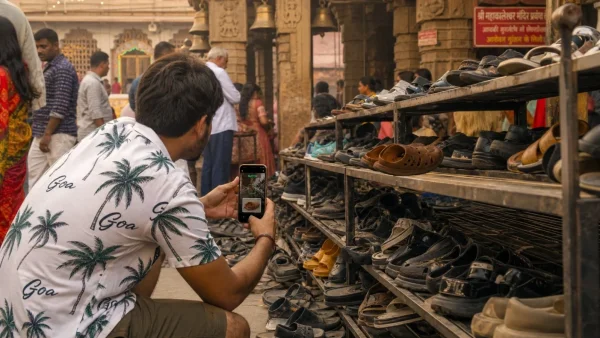 Goa Man Finds Lost Clogs Using ChatGPT at Temple