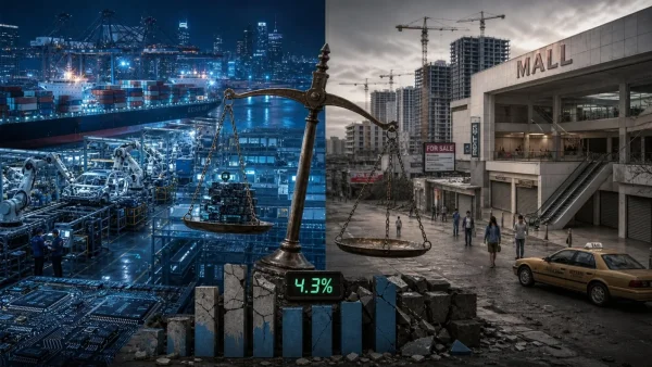 China’s Growth Slows as Domestic Demand Weakens Amid Property Slump and Export Reliance