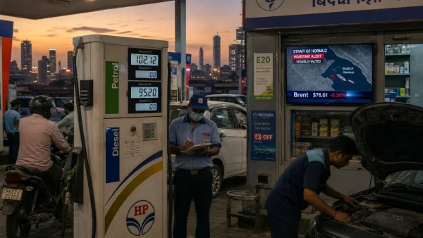 India’s Fuel Prices Steady Amid Global Tensions and Strait of Hormuz Closure