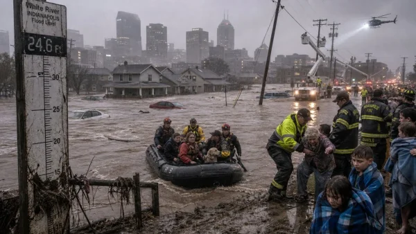 Indiana Floods: Deadly Impact and Record River Levels