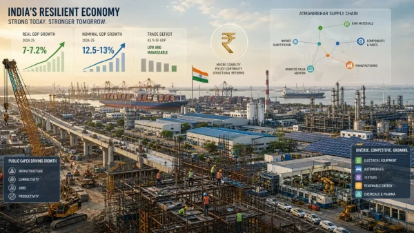 India's Growth Steady Amid Global Challenges