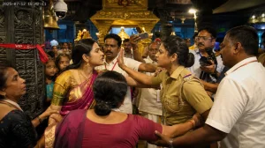 MLA's Daughter and Officer Clash at Karnataka Temple