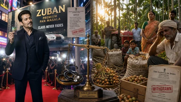 One Government Says “Stop Promoting Pan Masala,” Another Says “Don’t Ban It”: India’s Contradictory Tobacco Policy Raises Questions