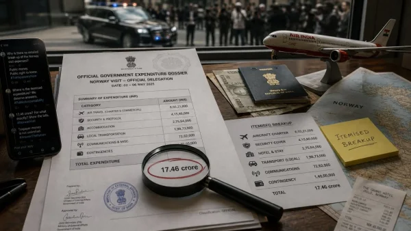 ₹17.46 Crore for a One-Day Norway Visit? PM’s Foreign Travel Expenses Spark Questions Over Public Spending