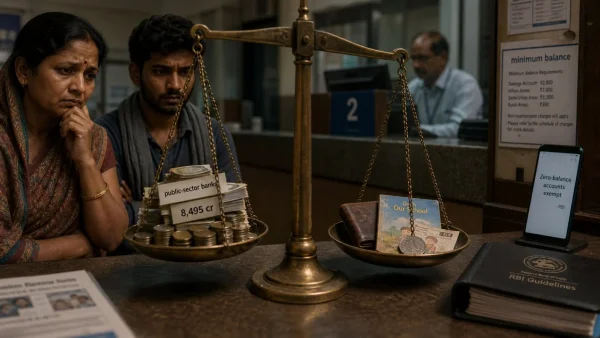 Banks Collected ₹8,495 Crore in Minimum-Balance Charges From Customers Over Five Years: What the Data Really Shows