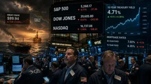 Oil Prices and Yields Challenge US Stocks