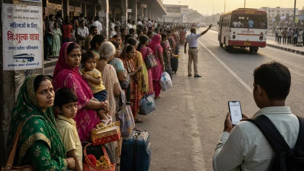&ldquo;Free Bus Travel, But Where Are the Buses?&rdquo; UP Women Question Yogi Government&rsquo;s Raksha Bandhan Promise