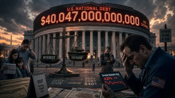 US Debt Hits $40 Trillion, Raising Economic Concerns