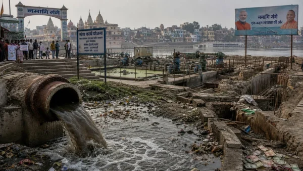 Raw Sewage Still Entering the Ganga Despite Thousands of Crores Spent Under Namami Gange
