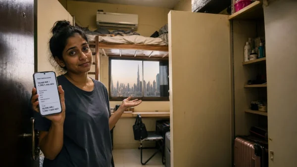 Dubai Rental Reality: Viral Video Reveals Costly, Compact Living Spaces for Newcomers