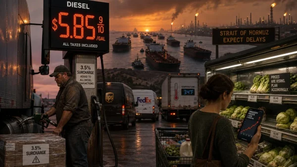 US Diesel Price Surge: Impact on Supply Chains and Consumer Costs Amid Iran Conflict