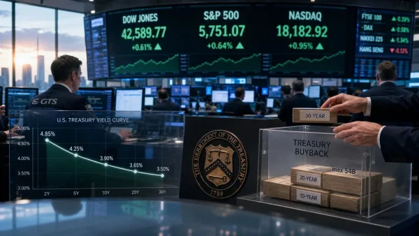 Treasury Buybacks Lift Stocks, Ease Rate Pressures