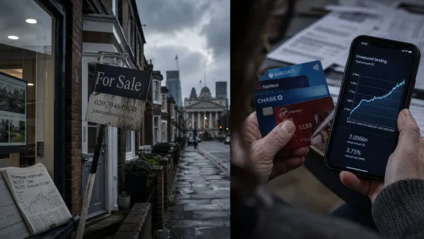UK Mortgage Approvals Hit Lowest Since Jan 2024 Amid Rising Unsecured Credit