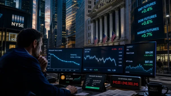 Wall Street Futures Rise as Bond Yields Stabilize